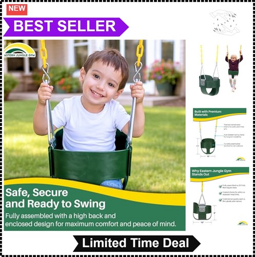 Toddler bucket swing high back - toddler,